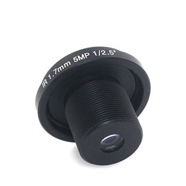 High Definition  F2.0 Fisheye CCTV Lens 5MP 1.7MM M12*0.5 Mount 1/2.5 Optical