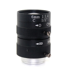 1/2" 3 Megapixel Manual Fixed Lens C Mount Lens 53° HFOV For Cctv Camera Box