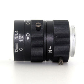 1/2" 3 Megapixel Manual Fixed Lens C Mount Lens 53° HFOV For Cctv Camera Box