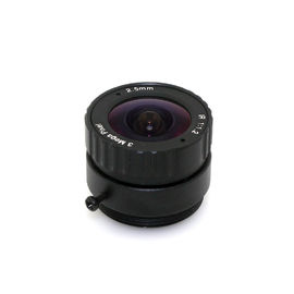 Security Cameras CS Mount Lens HD 3MP 2.5mm 1/2.5" Format F1.2 Aperture Durable