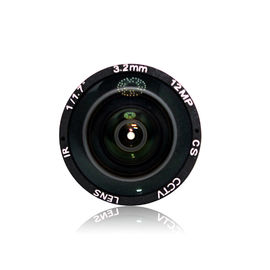4K 12 Megapixel Fixed Cs Mount Cctv Lens 12MP 3.2mm 160 Degree 1/1.7 Inch F2.0