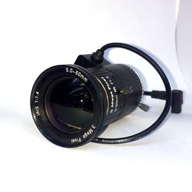 3MP 5-50mm F1.4  1/3" Auto Iris Varifocal Lens For Cctv Security Surveillance System