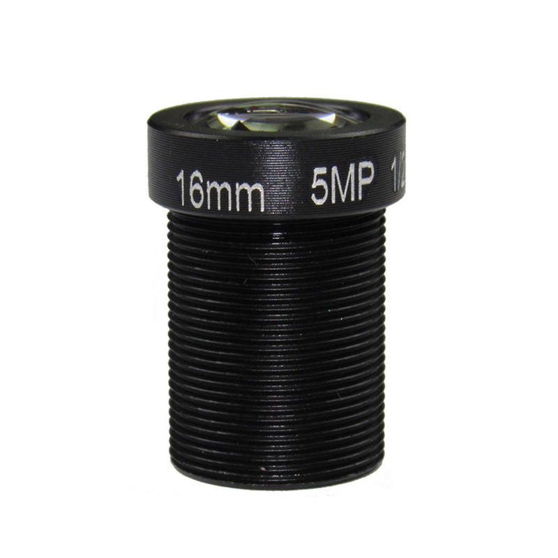 5 Megapixel Cctv Board Lens F2.0 Aperture 1/2.5" 20 Degree Angular View 8.38mm EFL